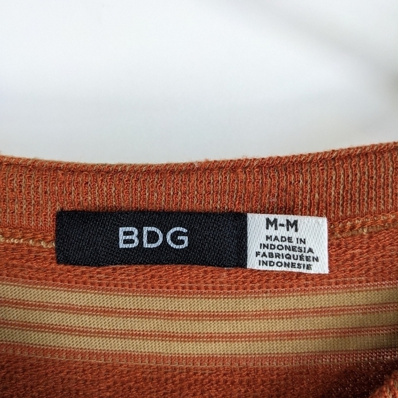 BDG 3/4 Sleeve Striped A-line Dress - Picture 5 of 8